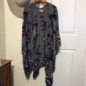 One Size Lucky Brand Poncho